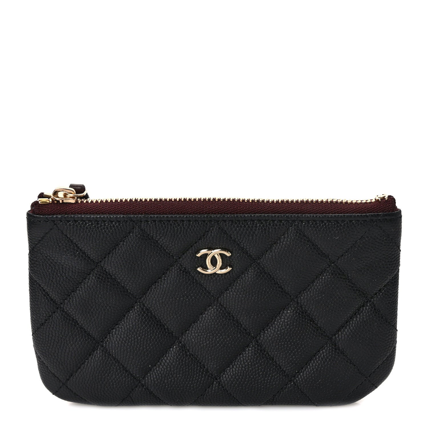 Chanel Caviar Quilted Small Cosmetic Case Black 1 of 7