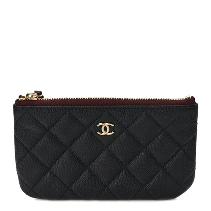 Chanel Caviar Quilted Small Cosmetic Case Black 1 of 7