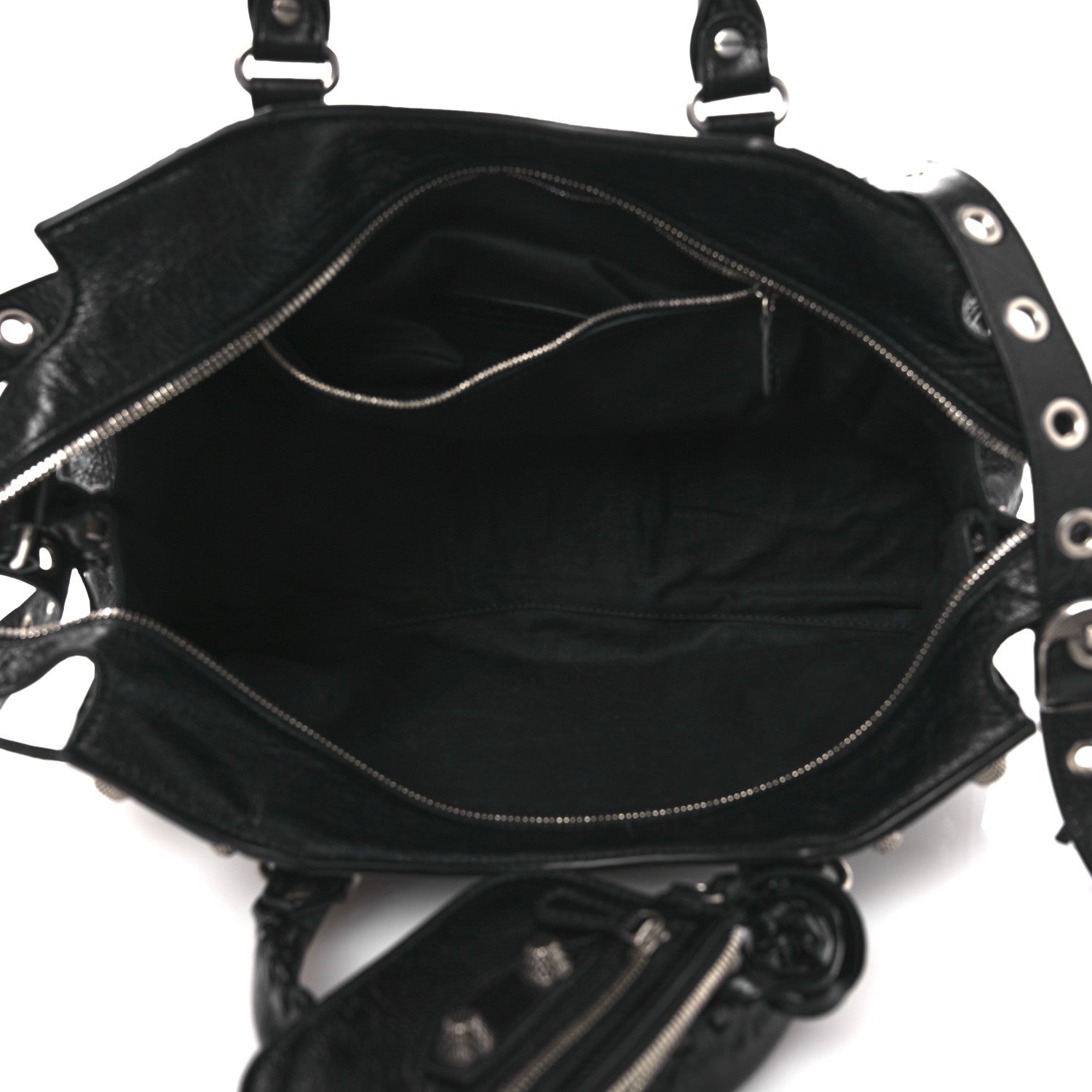 Balenciaga Agneau Arena Neo Cagole City Handbag Black 6 of 11
