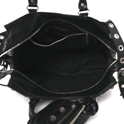 Balenciaga Agneau Arena Neo Cagole City Handbag Black 6 of 11