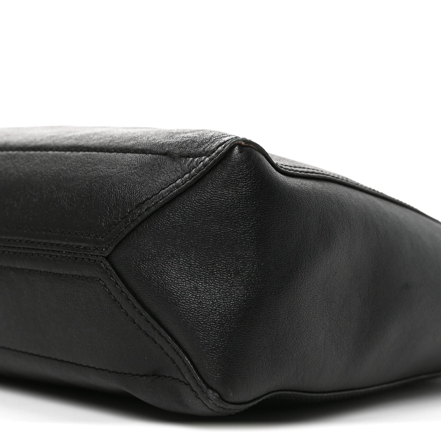 New Sakai Calfskin Lux Medium Dahlia Tote Black