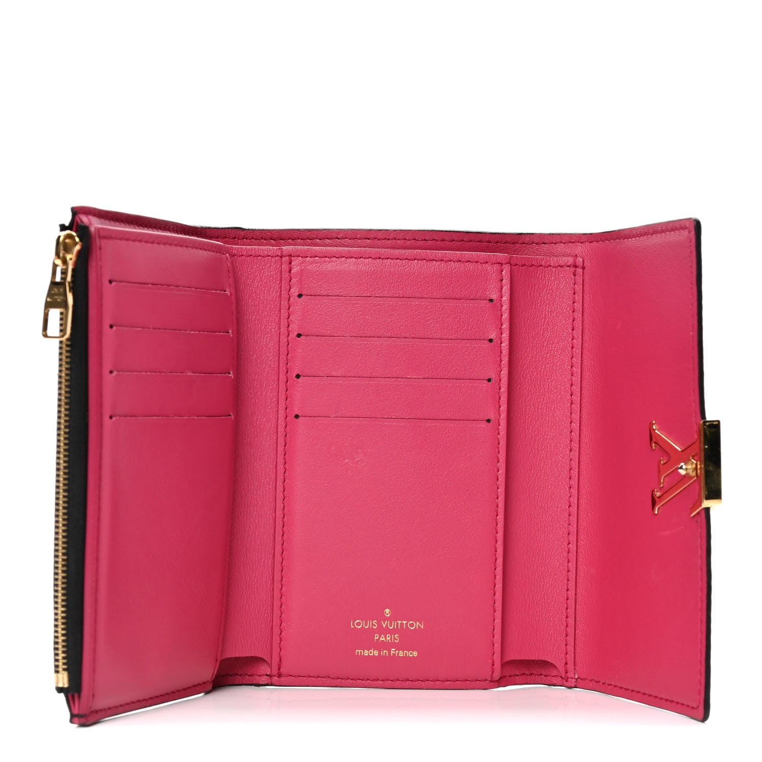Louis Vuitton Taurillon Capucines Compact Wallet Black 4 of 5