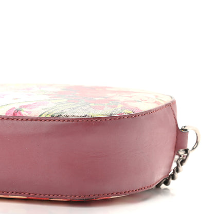 Gucci GG Supreme Monogram Blooms Mini Chain Shoulder Bag Beige Multicolor Dry Rose 9 of 10