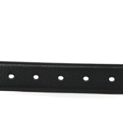 Saint Laurent Smooth Calfskin Monogram Square Buckle Belt 65 26 Black 3 of 6