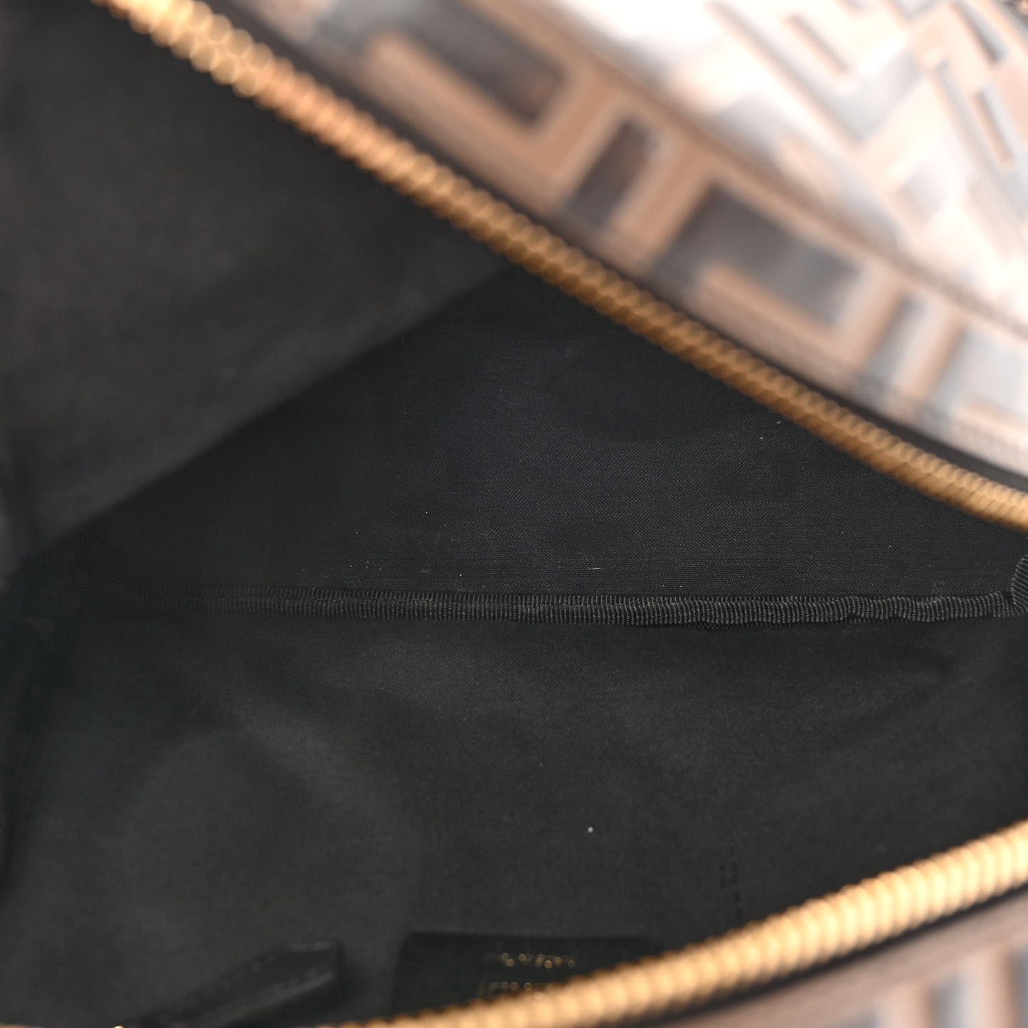 Vitello Bi-Color FF 1974 Embossed Mini Backpack Maya Black