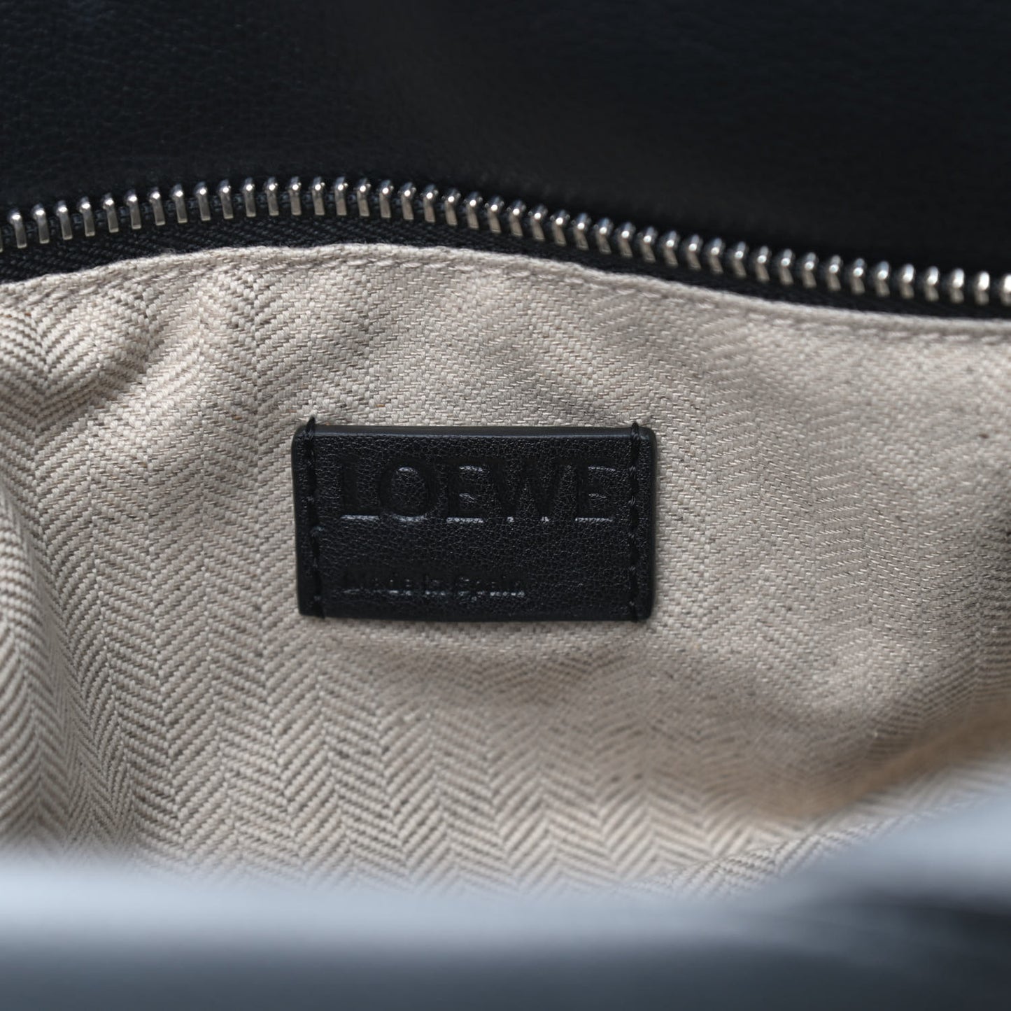 Calfskin Medium Puzzle Bag Black