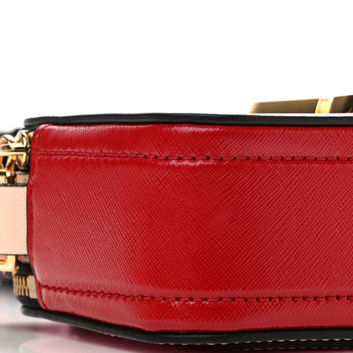 Marc Jacobs Saffiano Small Snapshot Camera Bag Pink Multicolor 9 of 10