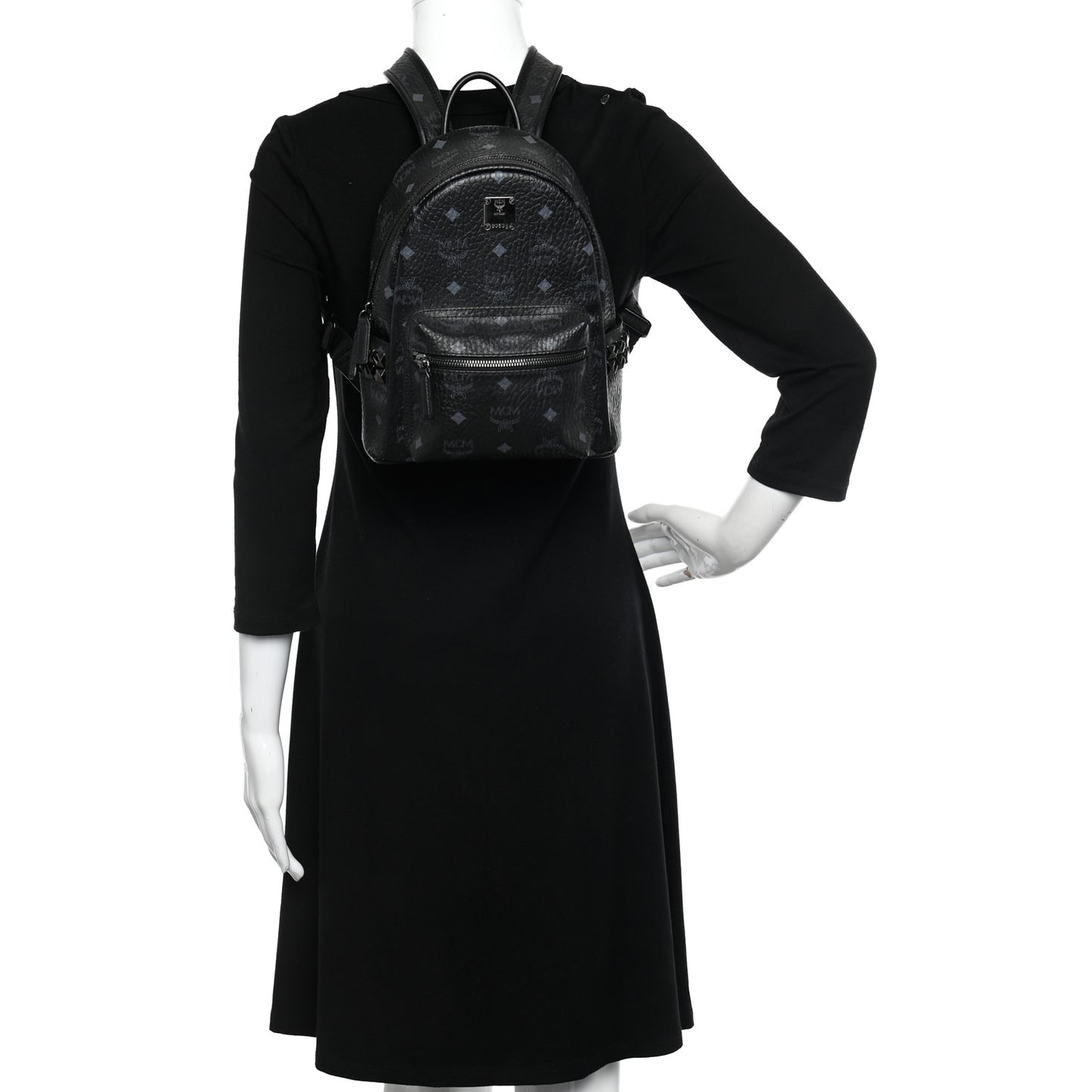 Visetos Side Stud Mini Stark Backpack Black