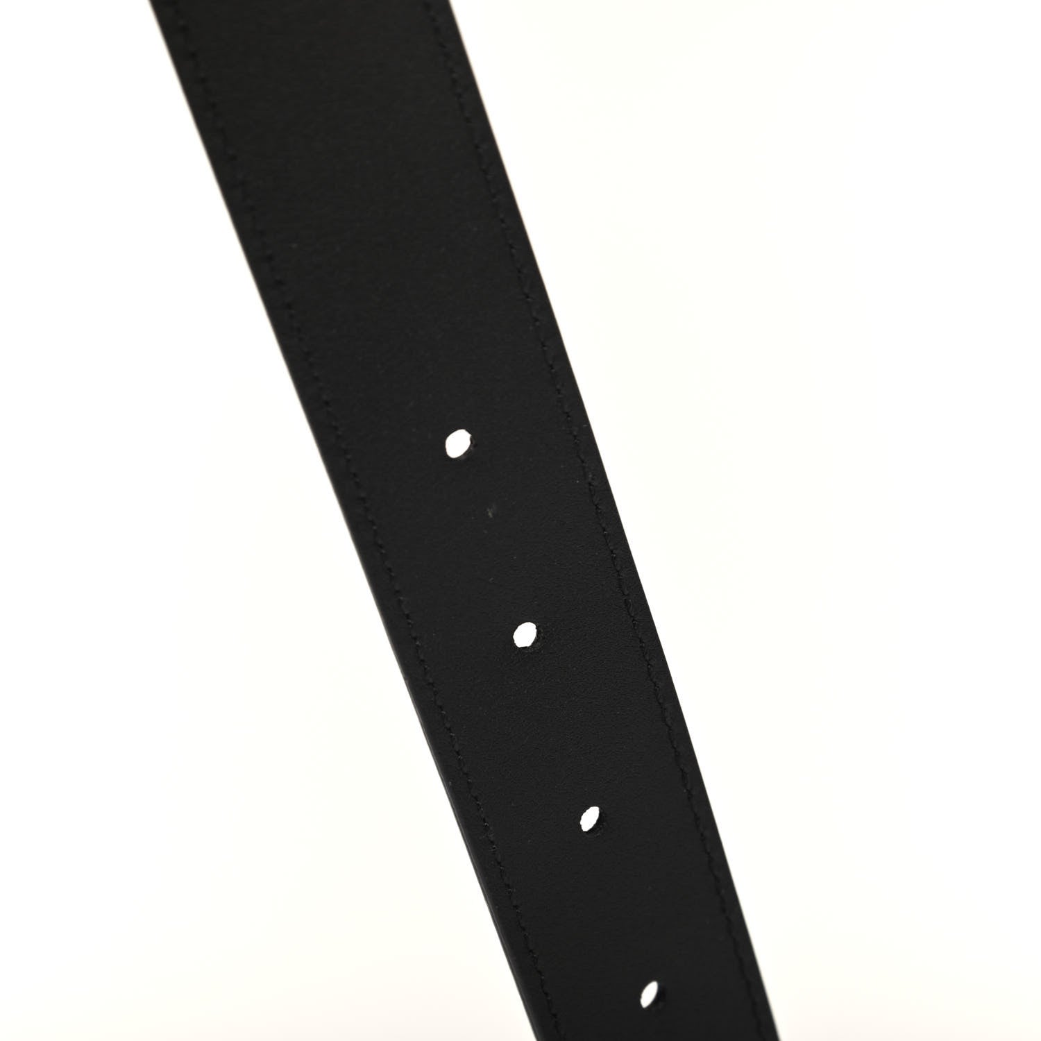 Gucci Calfskin Double G 30mm Belt 80 32 Black 5 of 6