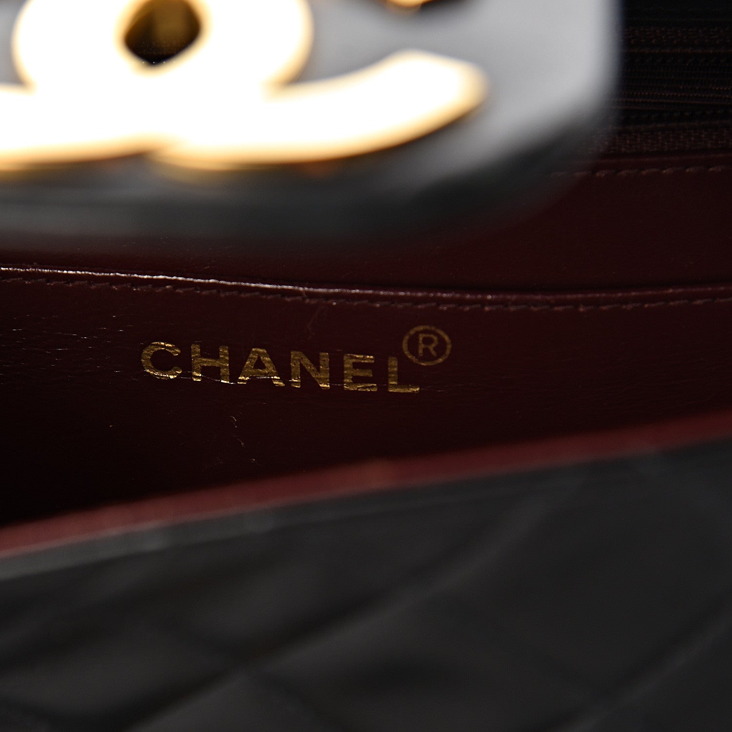 Chanel Lambskin Quilted XL Jumbo Single Flap Black 6 of 14