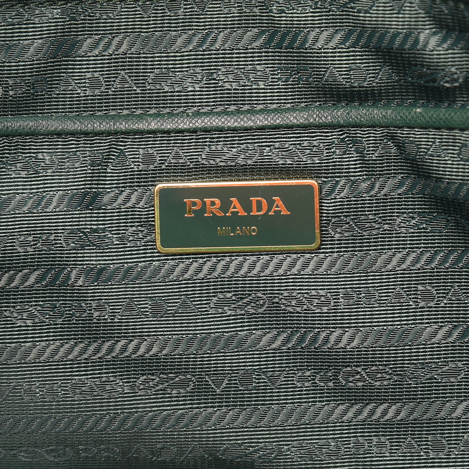 Prada Tessuto Nylon Saffiano Tote Oleandro 6 of 17