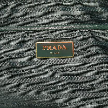 Prada Tessuto Nylon Saffiano Tote Oleandro 6 of 17
