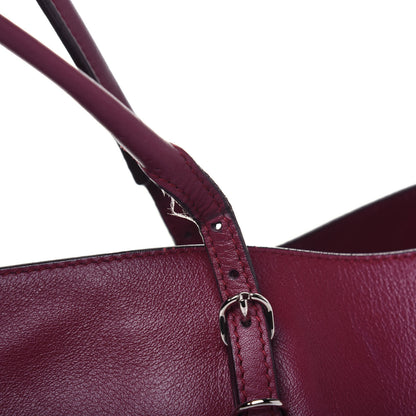 Balenciaga Veau Papier Classic Silver Hardware A4 Zip Around Tote Rouge Pourpre 30 of 38