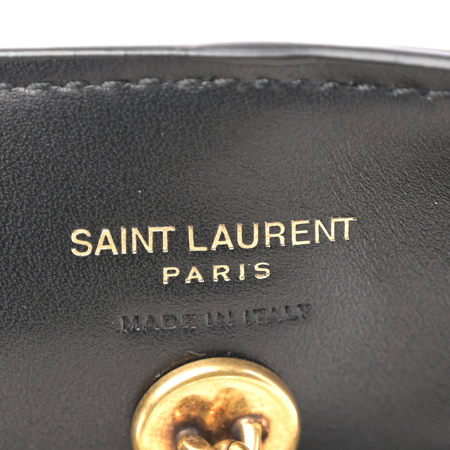 Saint Laurent Smooth Calfskin Maxi Trapezoid Shopping Tote Black 6 of 11