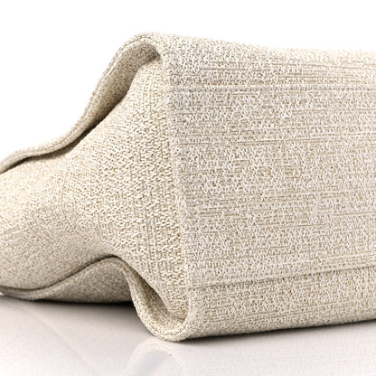 Chanel Lurex Boucle Medium Deauville Tote White 8 of 13