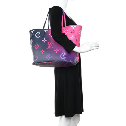 Louis Vuitton Monogram Giant Spring In The City Neverfull MM Midnight Fuchsia 2 of 10