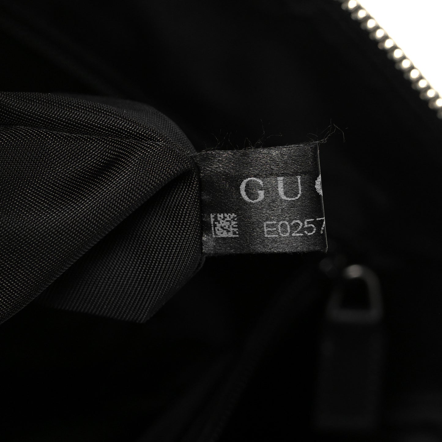 GG Supreme Monogram Calfskin Web Medium Flat Messenger Bag Beige Ebony Black