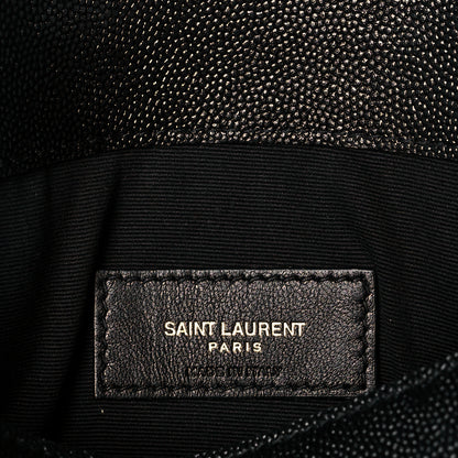 Saint Laurent Grain De Poudre Uptown Pouch Black 6 of 11