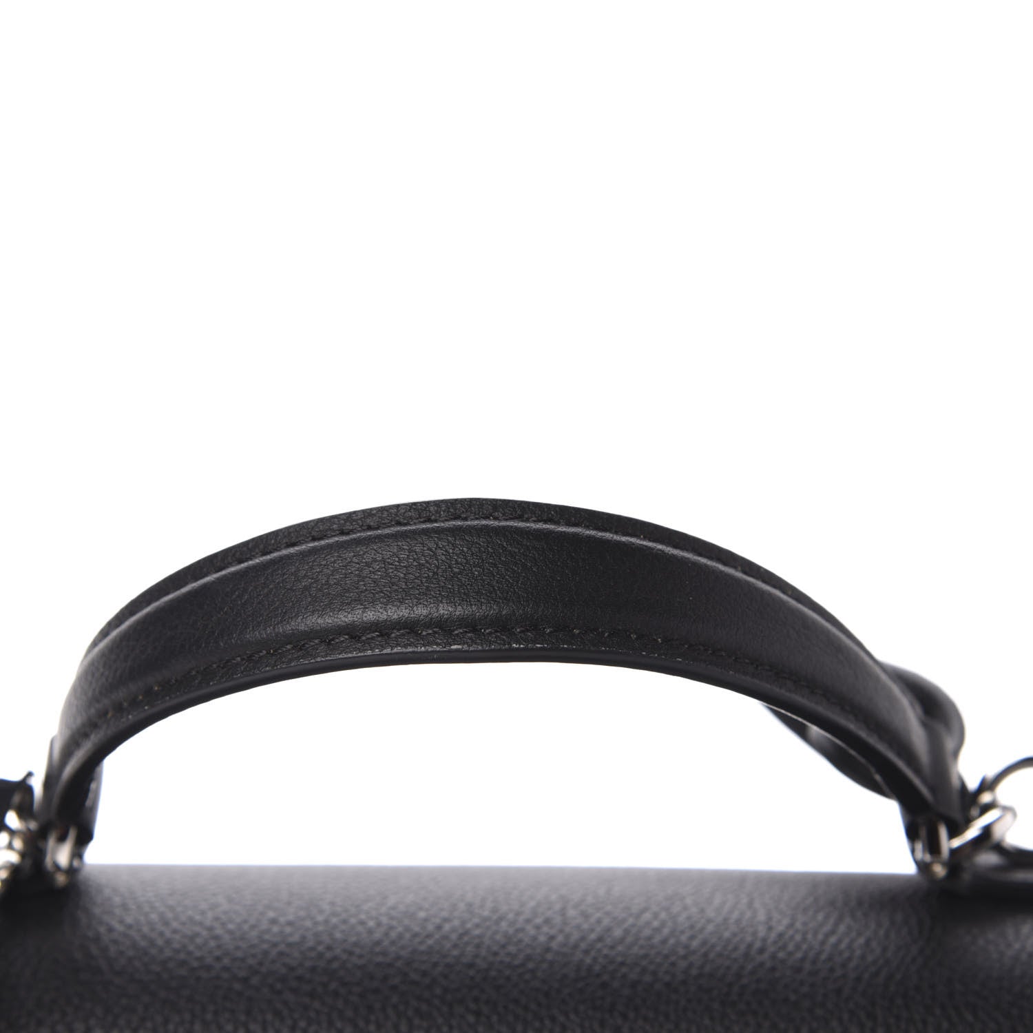 Louis Vuitton Calfskin Lockme Ever BB Black 10 of 12