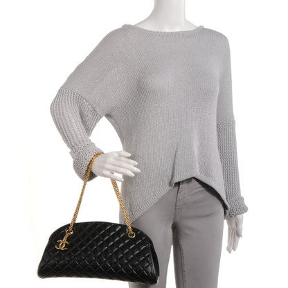 Chanel Aged Calfskin Medium Just Mademoiselle Black 2 of 7