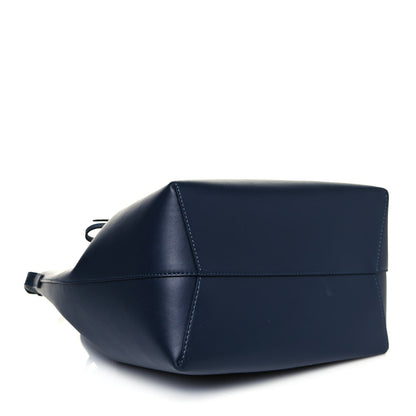 Mansur Gavriel Vegetable Tanned Calfskin Bucket Bag Navy Blue 5 of 15