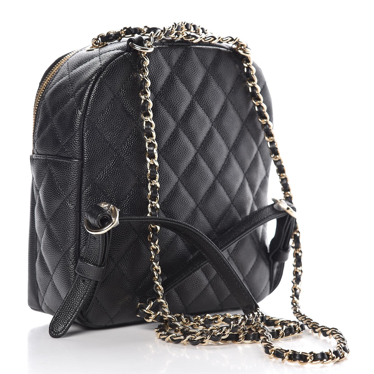 Chanel Caviar Quilted Small CC Day Backpack Black 3 of 8