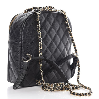 Chanel Caviar Quilted Small CC Day Backpack Black 3 of 8
