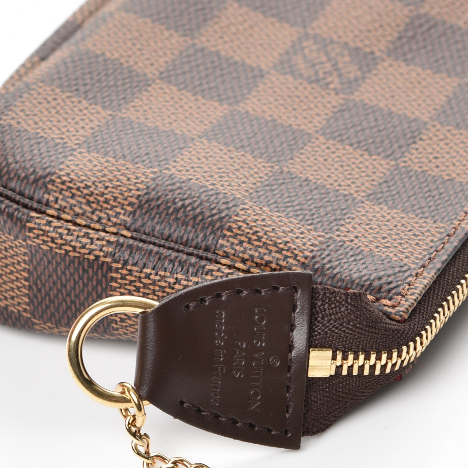 Louis Vuitton Damier Ebene Mini Pochette Accessories 6 of 8