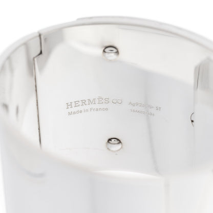 Hermes Sterling Silver GM Kelly Bracelet ST 4 of 4