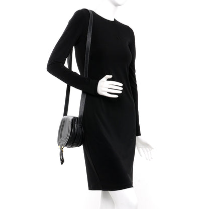 Chloe Calfskin Mini Marcie Round Crossbody Bag Black 2 of 10