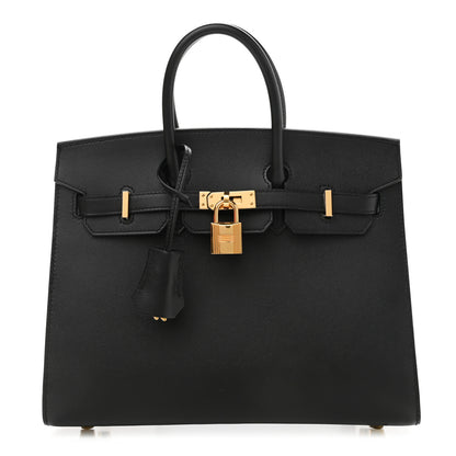 Hermes Epsom Birkin Sellier 25 Black 1 of 11