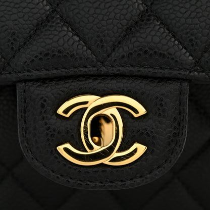 Chanel Caviar Quilted Small Double Flap Black 12 of 12