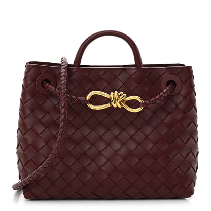 Bottega Veneta Nappa Intrecciato Small Andiamo Shoulder Bag Barolo 1 of 9