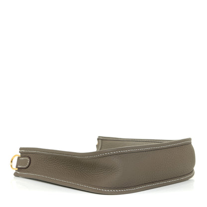 Hermes Taurillon Clemence Amazone Evelyne TPM Etoupe Bleu Indigo 4 of 11