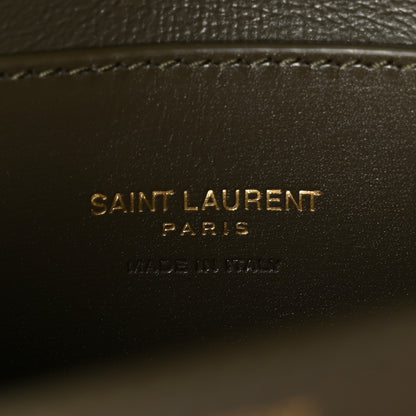 Saint Laurent Box Calfskin Mini Voltaire Shoulder Bag  Deep Musk 6 of 11