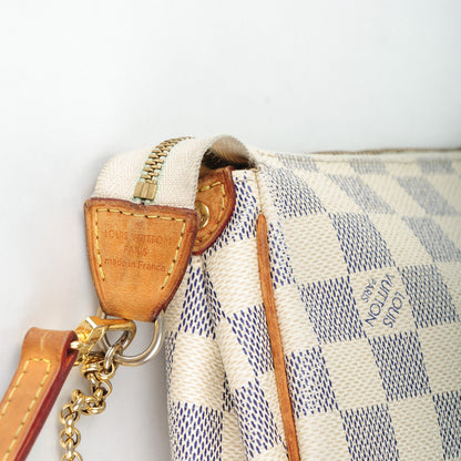 Louis Vuitton Damier Azur Eva Clutch 6 of 9