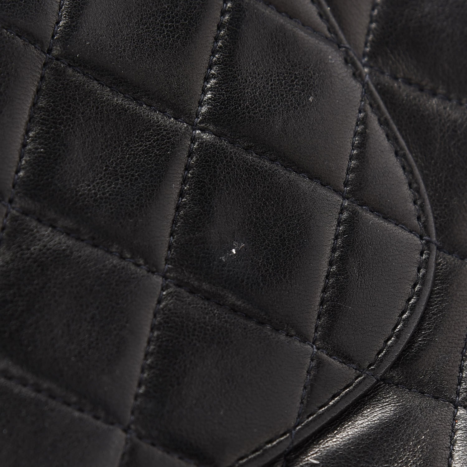 Chanel Lambskin Quilted Medium Double Flap Black 11 of 11