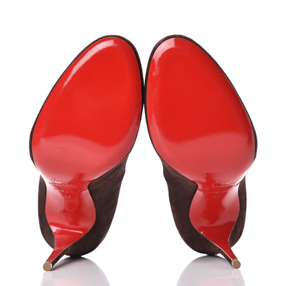 Christian Louboutin Suede Fifi 100 Pumps 37 Coffee 7 of 11
