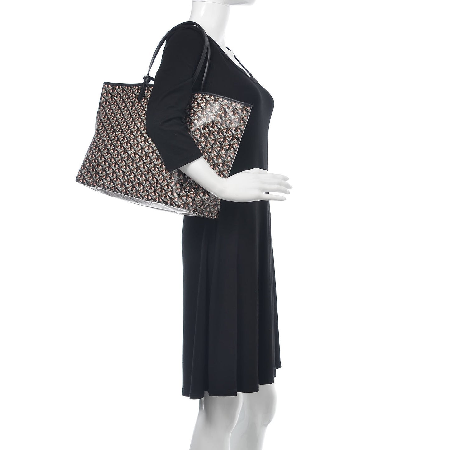 Goyardine Saint Louis Claire Voie PM Black Pink