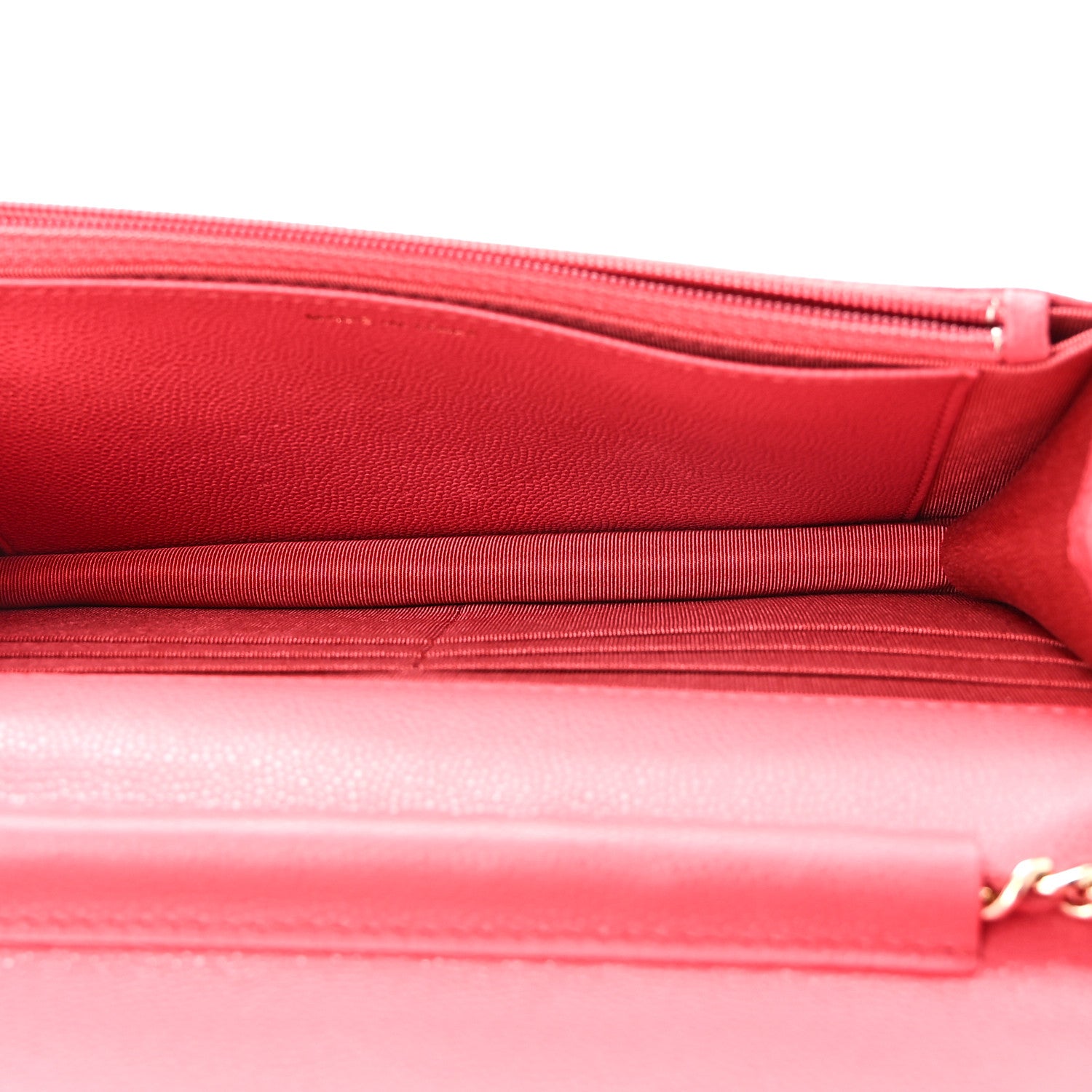 Chanel Caviar Quilted Wallet on Chain WOC Pink 5 of 10