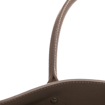 Saint Laurent Grained Calfskin Topstich Baby Sac De Jour Taupe 15 of 20