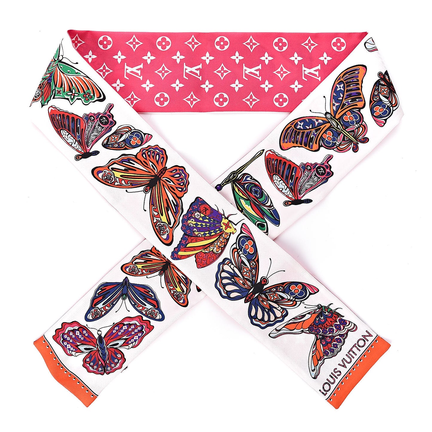 Silk Monogram World Of Love Bandeau White