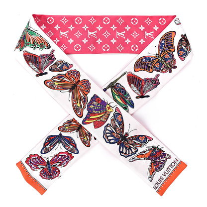 Louis Vuitton Silk Monogram World Of Love Bandeau White 1 of 6