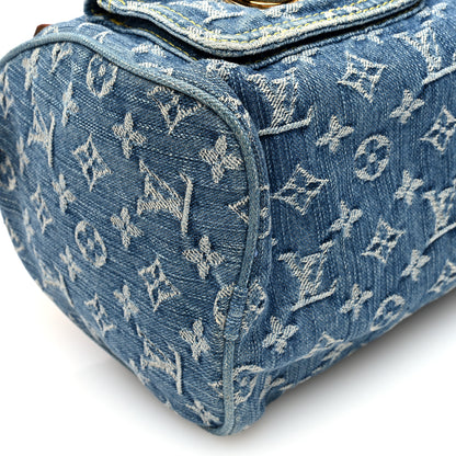Louis Vuitton Monogram Denim Neo Speedy Blue 8 of 9
