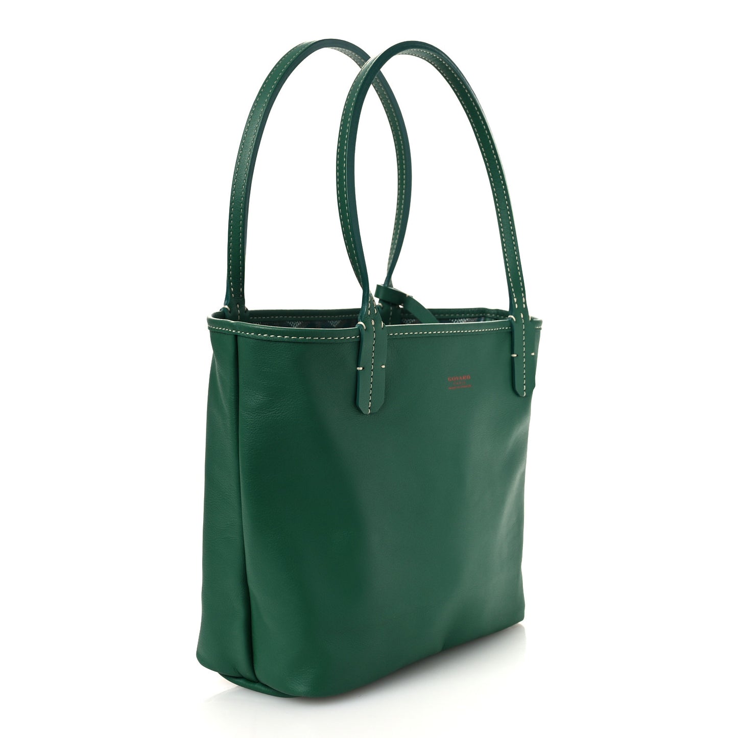 Goyardine Reversible Mini Anjou Green