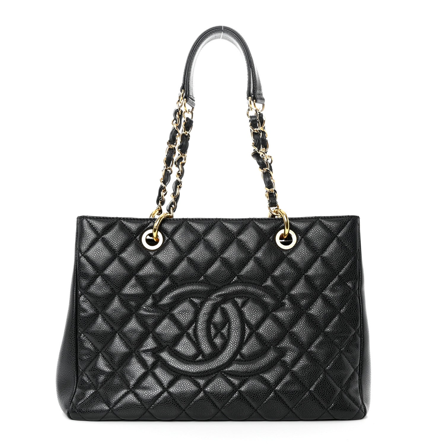 Chanel Caviar Quilted Grand Shopping Tote GST Black 1 of 10