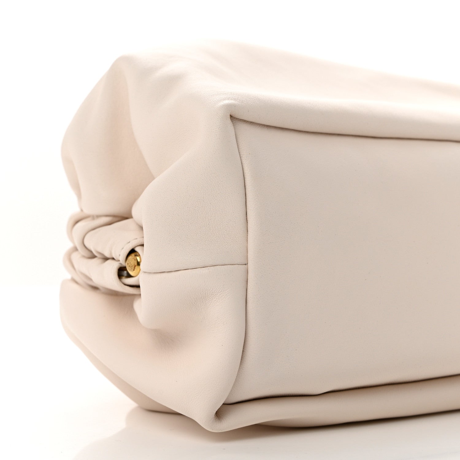 Mansur Gavriel Lambskin Cloud Clutch White 7 of 8