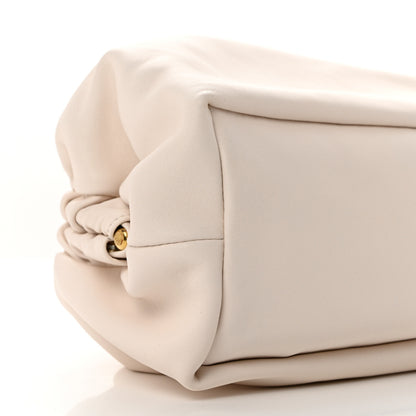 Mansur Gavriel Lambskin Cloud Clutch White 7 of 8