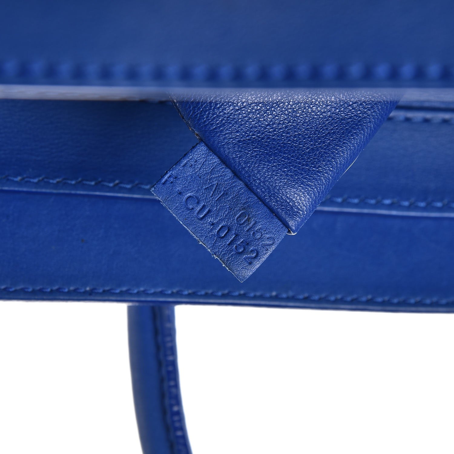 Celine Smooth Calfskin Mini Luggage Royal Blue 8 of 28