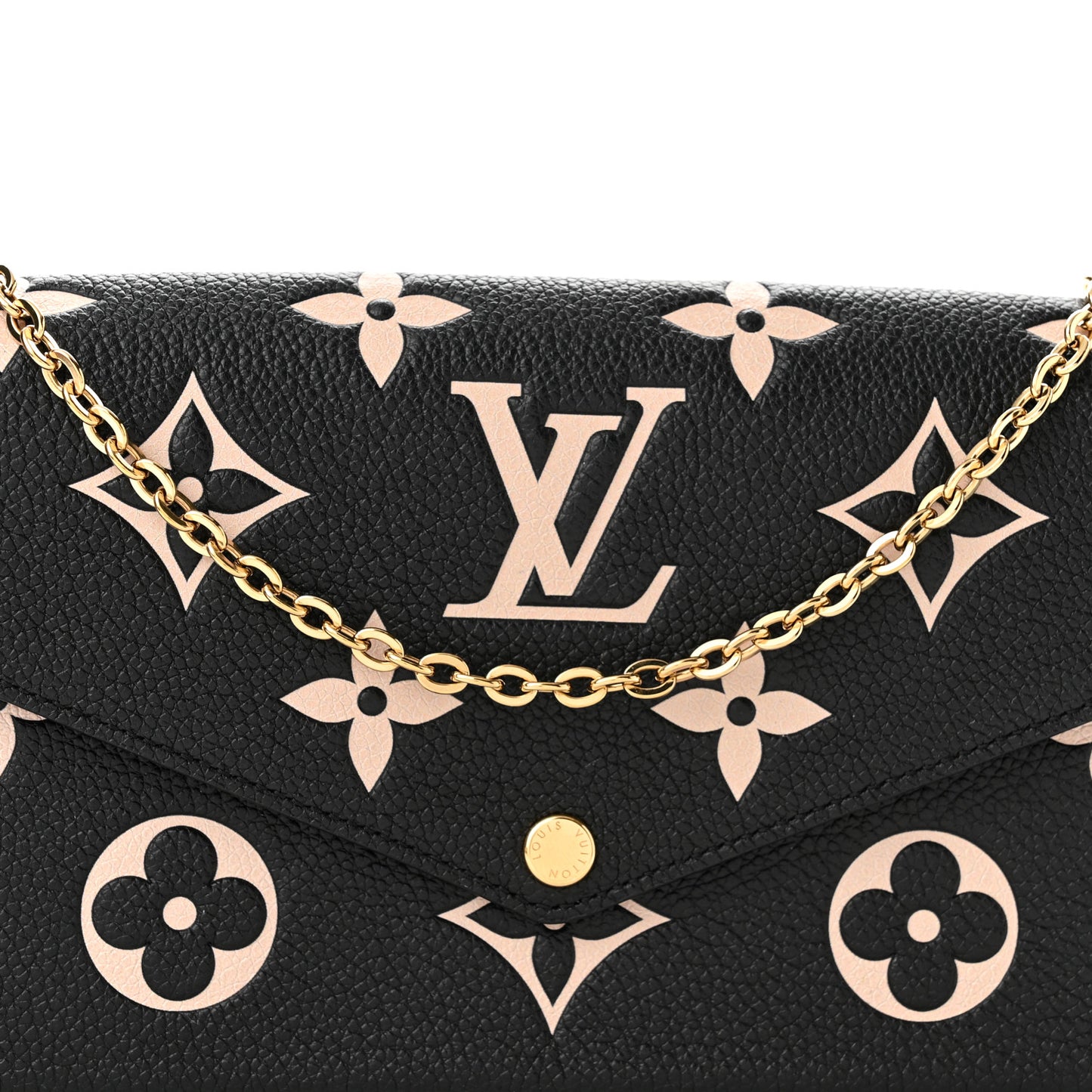 Empreinte Monogram Giant Felicie Pochette Black Beige